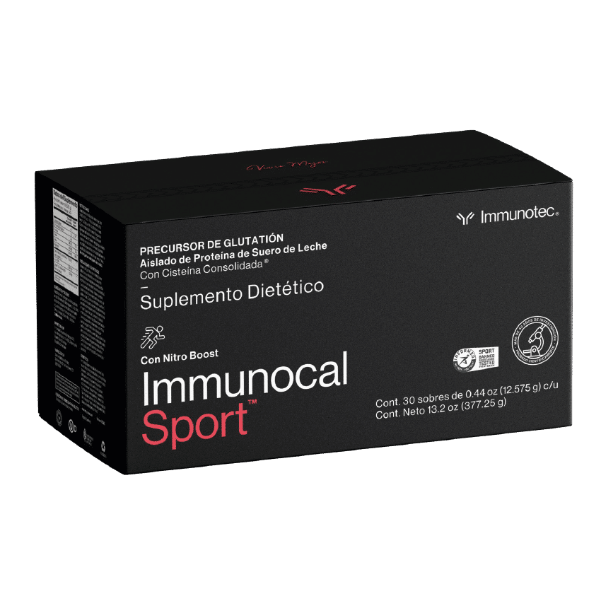 Immunocal Sport, suplemento dietético orientado a personas activas y rendimiento físico.
